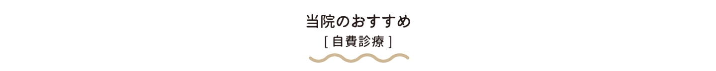 当院のおすすめ（自費診療） pc